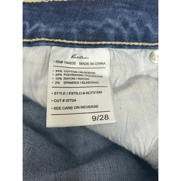KanCan Jeans Womens 9/28 Tall Long Blue Flare Bootcut Mid Rise Denim (28x33) - Picture 9 of 9